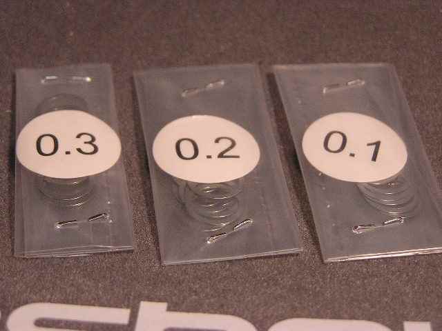 8x10 mm Shims 0.1/0.2/0.3 x 10 each