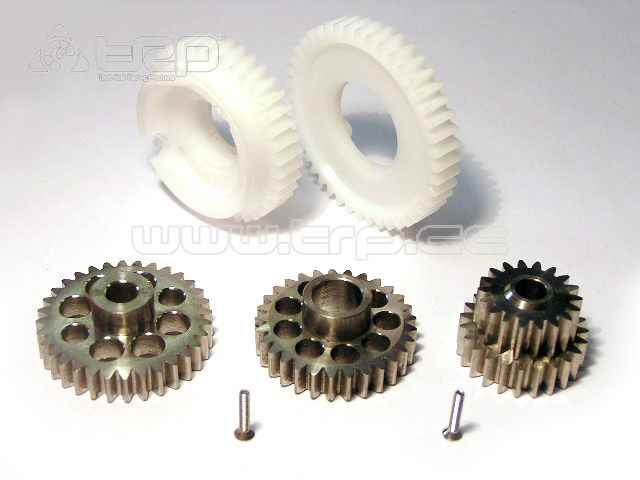 TITANIUM CENTRE GEAR BOX TEETH SET - 5PCS (SAV, SAX)