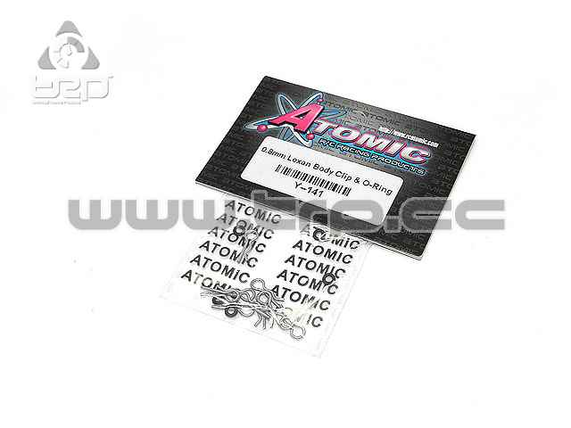 0 8mm lexan body clip and o ring - imagen 1