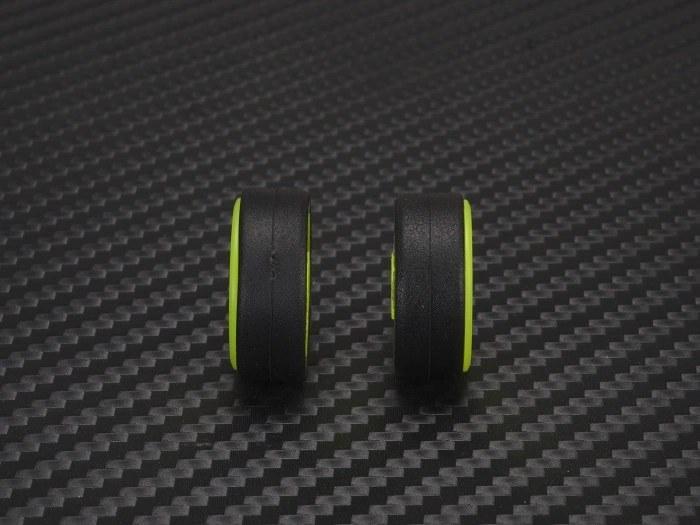 PN Racing 8.5 x 20mm F0 MiniZ 2wd CNC Yellow Flanged Wheels - imagen 4