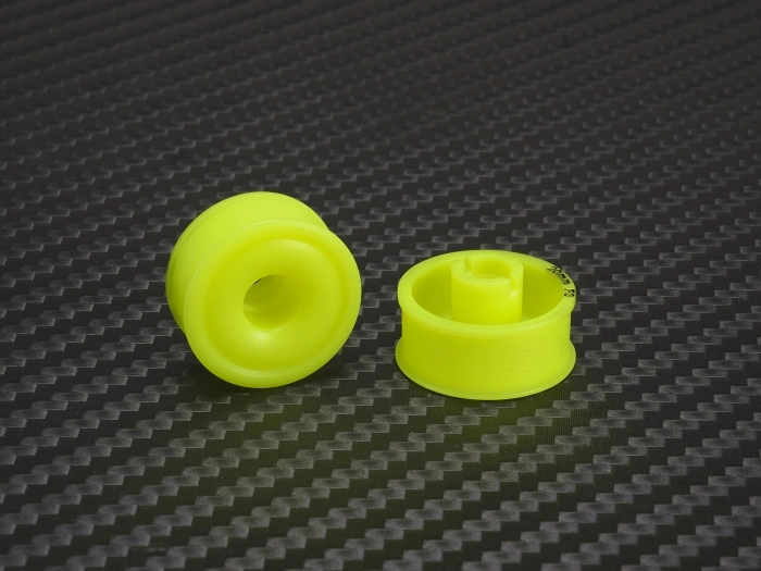 PN Racing 8.5 x 20mm F3 MiniZ 2wd CNC Yellow Flanged Wheels