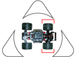 MiniZ Monster Rear Axle
