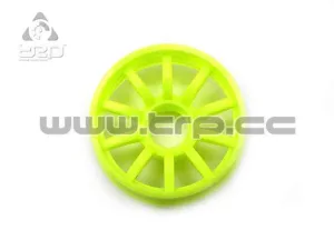 Jantes PN Racing MiniZ 2 roues motrices (F+3) 10 Rayons Jaune Fluor - Image 1