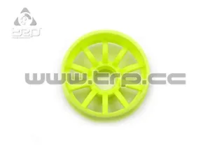 Roue PN Racing MiniZ 2wd (R+1) 10 rayons jaune fluo - Image 1