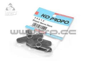 KO Propo Stayer Servo Horns Black - Image 1