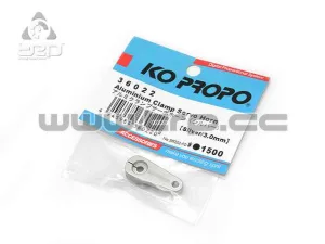 KO Propo Aluminium Clamp Servo Horn Silver - Image 1