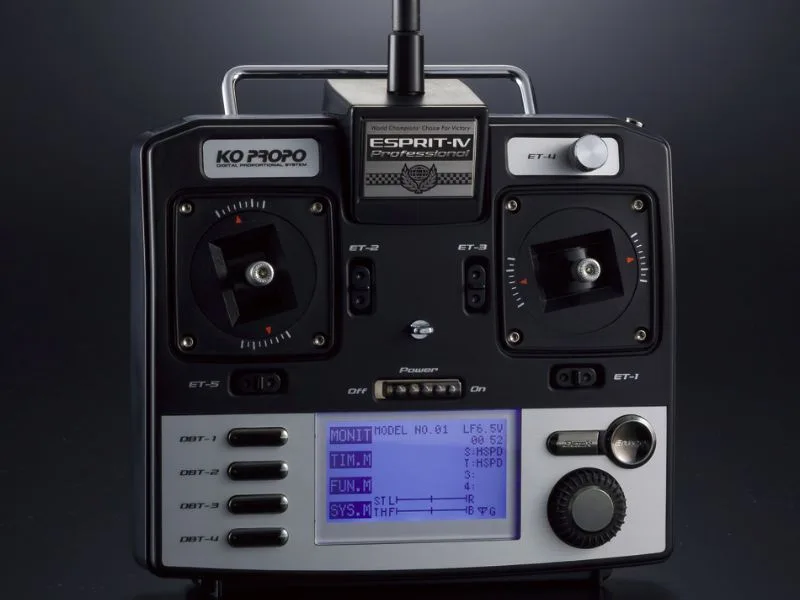 KO Propo ESPRIT4 Transmitter w/KR-415FHD Short Antenna