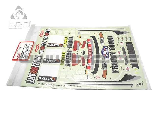 Kyosho Pure Ten Lancer Evolution VI Adhesives