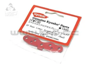 Kyosho Inferno MP7 Rear Lower Suspension Plate 1gr Red - Imagen 1