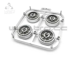 Kyosho MiniZ Overland Wheel Aluminum Color Pajero - Imagen 2
