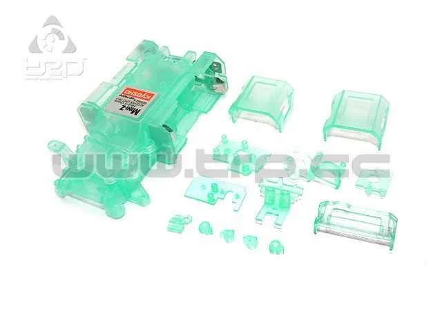 Kyosho MiniZ MR015 Skeleton Chasis Set Clear Green