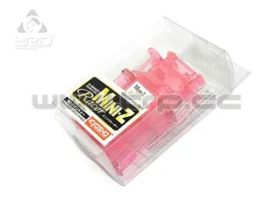 Kyosho MiniZ MR015 Skeleton Chasis Set Clear Pink - Image 1