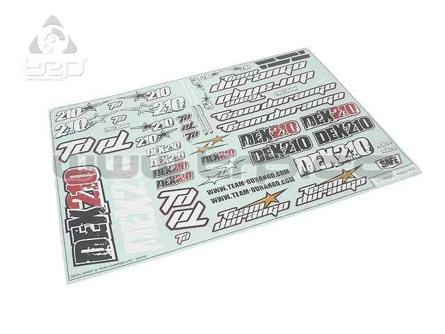 Team Durango DEX210 Decal Sheet