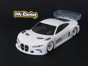 PN Racing M4GT3 1/28 Lexan Body (Light Weight Version) - Imagen 3
