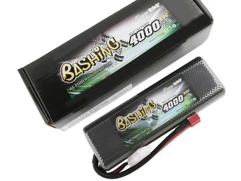 Gens Ace 2S 7.4V-4000-45C LiPo Battery (Deans)