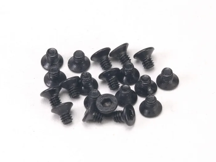 Vis coniques M2x3 en acier au carbone trempé PN Racing