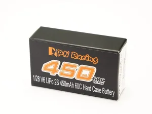 PN Racing Battery V5 LiPo 2S 7.6V HV 420mah 60C Hard Case - Image 2