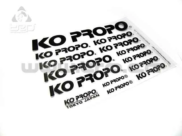 KO PROPO Factory Decal (Transferable) Black