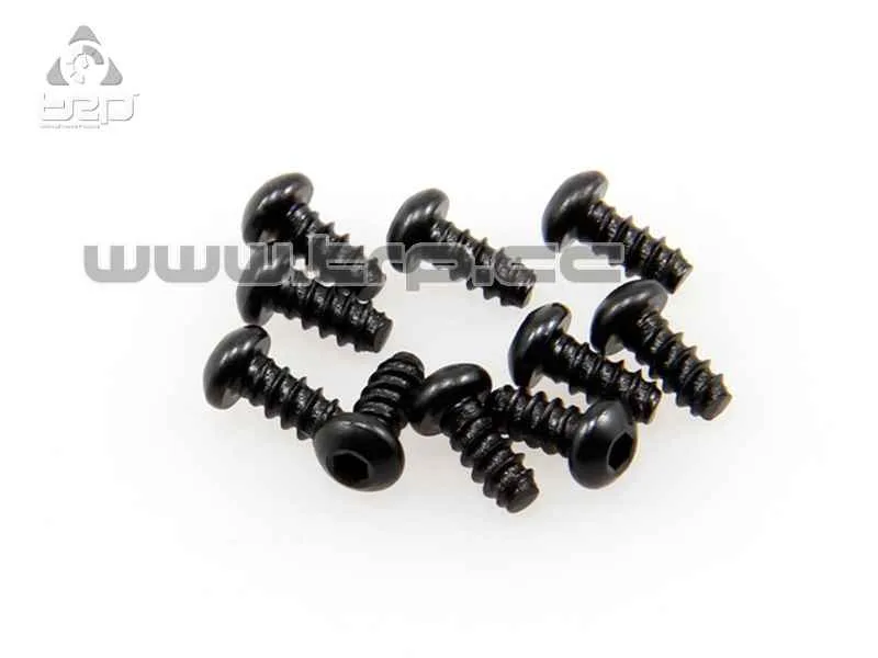 Axial Racing Tornillos M2.6x6mm HEX Cabeza de Botón (10u).
