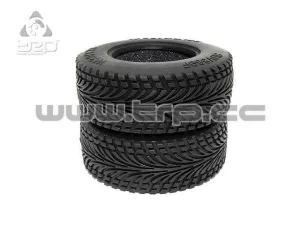 axial exo rubber front radial tires (40g) with tire insert - Image 1