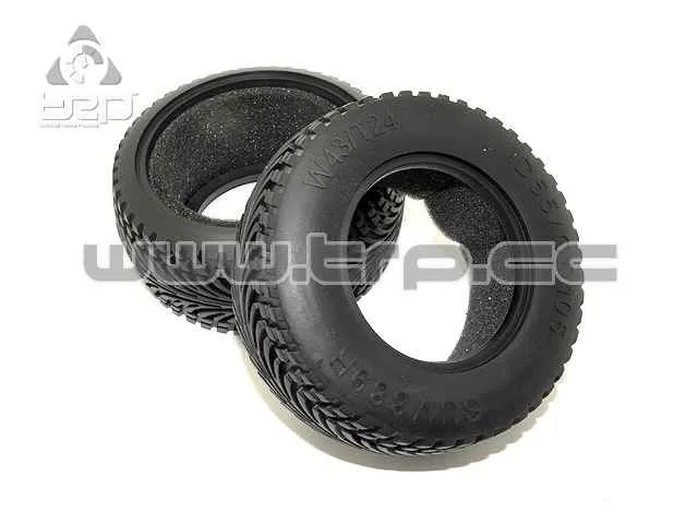 axial exo rubber rear radial tires (40g) with tire insert