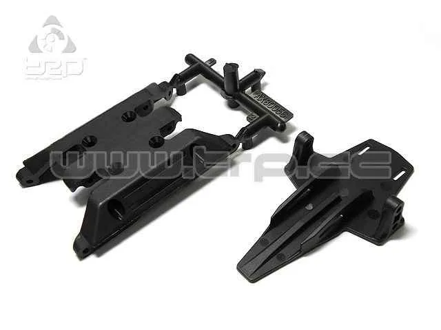 Axial XR10 Chassis Skid Plate and Battery Mount Set