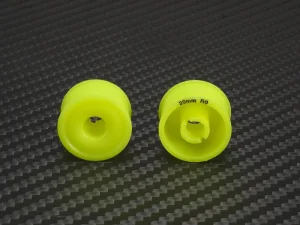 PN Racing 11 x 20mm R0 MiniZ 2WD CNC Gelbe Flanschfelgen - Bild 2