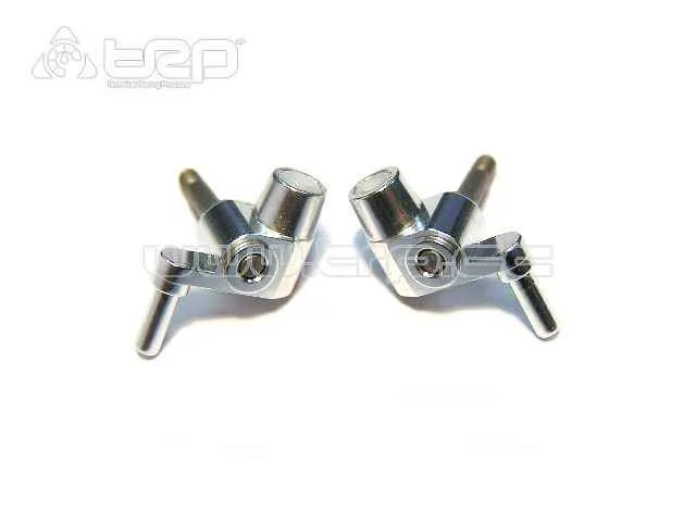 MiniZ MR015/MR02 3gr Front Steering Knuckles (Silver)