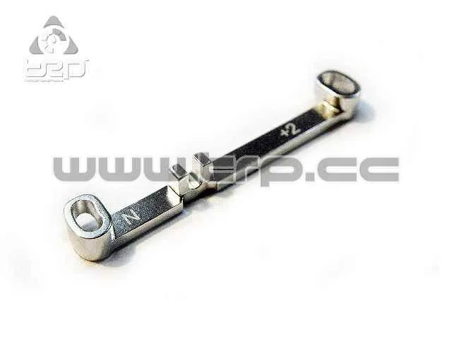 Steering bar (Narrow) Toe-in +2 Silver MiniZ MR03