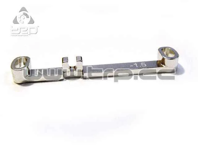 Steering Bar (Narrow) Toe-Out -1.5 Silver MiniZ MR03