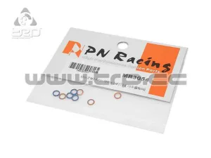 PN Racing Aluminum Washers M3.4 (Thickness 0.2 and 0.5) 4x2u - Image 1