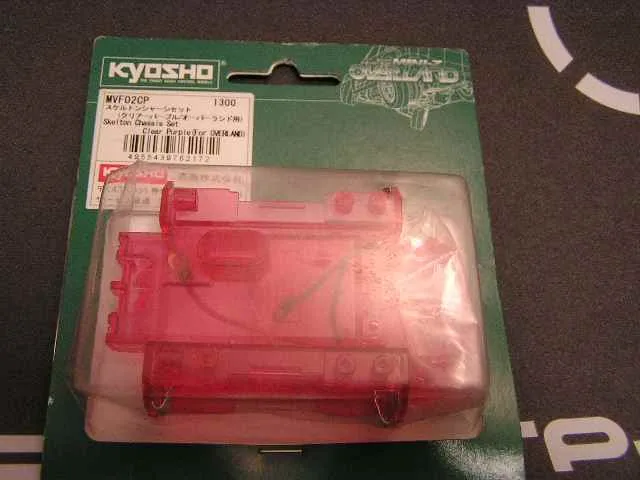 Châssis opcionel transparent rouge pour MiniZ Overland