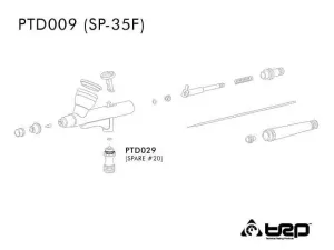 Spare joints for Air Valve of Airbrush pistoles PTD008, PTD009, - Image 1