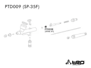 Needle packing screw for Aibrush SP-35F and Max-3F - Image 3