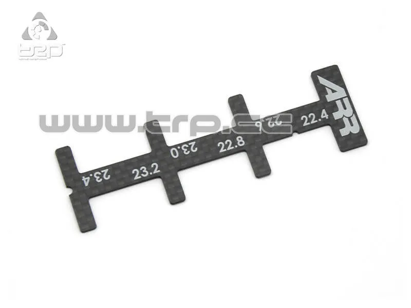 Gauge for carbon tires from 22.4 to 23.4