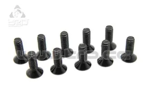 TRP M2x6 Countersunk Steel Hex Screw (10pcs) - Image 1