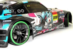 drift tire rim for 1 10 scale cars offset 3 camber 0 - Image 1