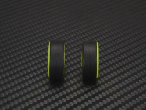 PN Racing 8.5 x 20mm F3 MiniZ 2wd CNC Yellow Flanged Wheels - Image 4