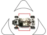 Pièces de châssis optionnelles Mini-Z AWD