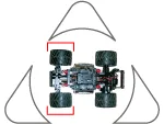 MiniZ Monster Front Axle