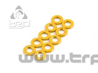 Team Durango ALUMINIUM SPACER 6x3x1MM (GOLD, 10pcs)
