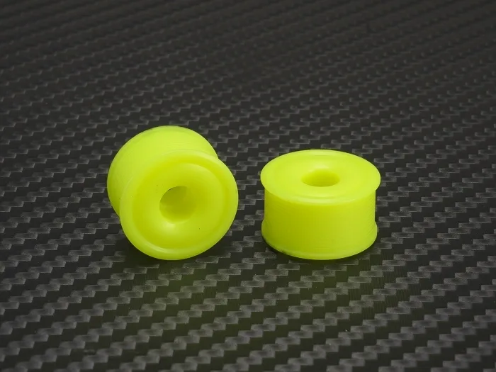 PN Racing 11 x 20mm R1 MiniZ 2wd CNC Yellow Flanged Wheels