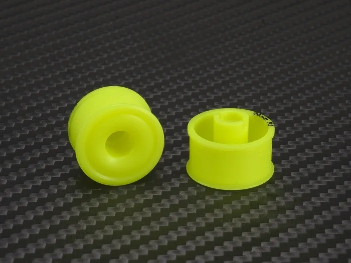PN Racing 11 x 20mm R3 MiniZ 2wd CNC Yellow Flanged Wheels