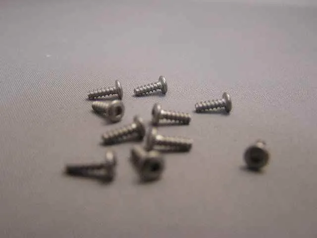 Titanium M2x6 Button head Hex Tapping Screw (10 pcs)