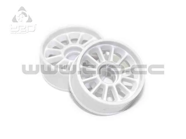 TRPScale MiniZ MR03/MR02 Front Rims Offset +3 (White)
